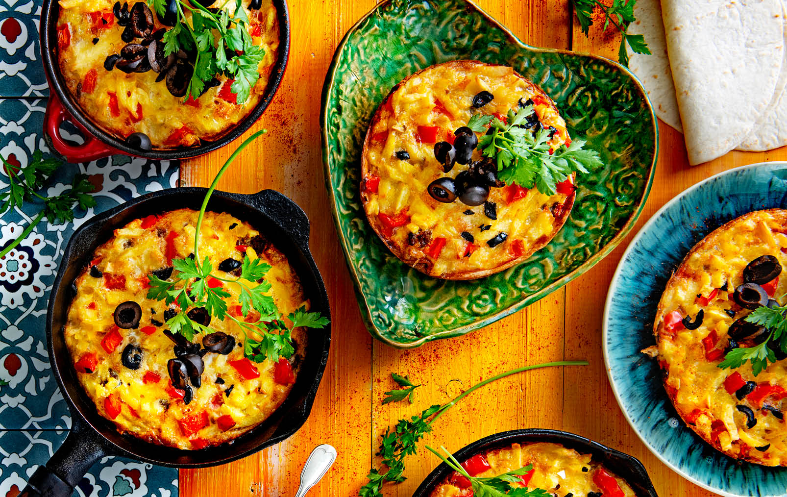 Thumbnail video Spaanse minitortilla’s met chiligehakt en rösti