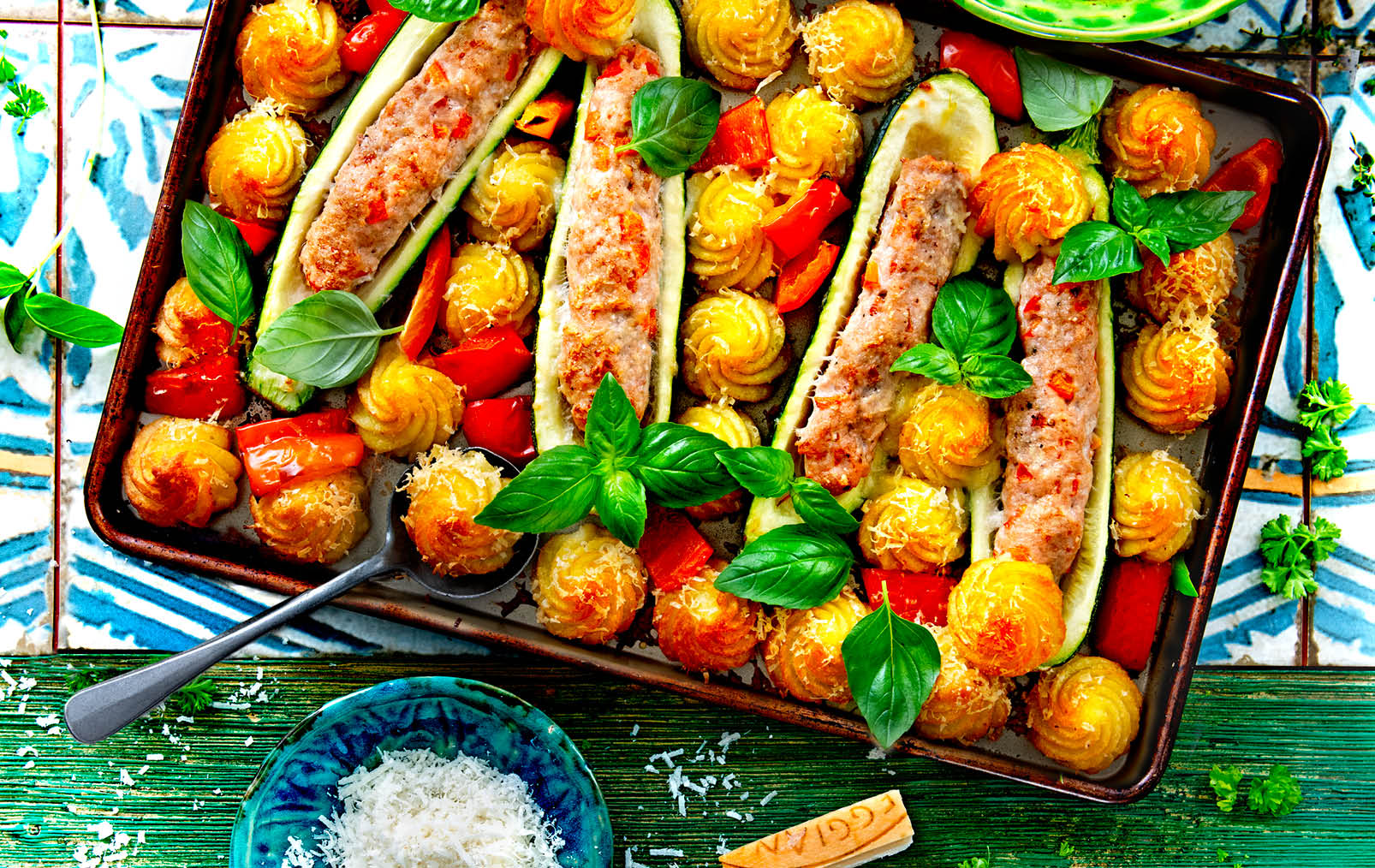 Thumbnail video Kipcourgette met parmezaanduchesses