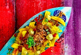 Rendang Delight loaded Fries