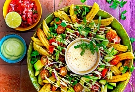 Over the top loaded fries