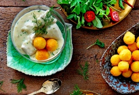 Kip in champagne-dillesaus